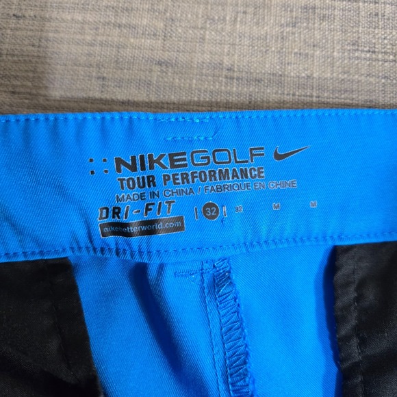 Nike Golf shorts mens 32x11 Tour Performance Dri Fit‎ Royal Blue - Picture 3 of 11